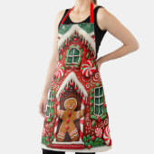 Schattigee, grillige peperkoek man & huis schort (Insitu)