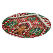 Schattigee, grillige peperkoek man & huis snijplank (Hoek)