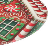 Schattigee, grillige peperkoek man & huis snijplank (Hoek)