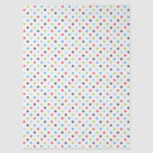 Schattigee grillige Polka Dot Pattern Christmas Tissuepapier (Voorkant)