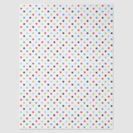 Schattigee grillige Polka Dot Pattern Christmas Tissuepapier