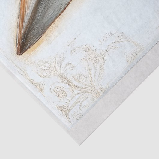 Schattigee grillige poppenvos geïnspireerde Togs M Tissuepapier (Detail)