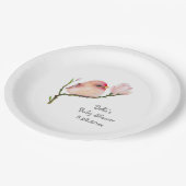 Schattigee grillige Redpoll Bird Paper Bord (Gekanteld)