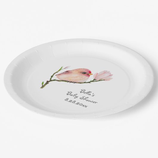 Schattigee grillige Redpoll Bird Paper Bord (Gekanteld)