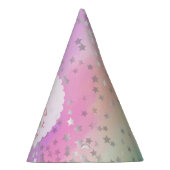 Schattigee grillige regenboog eenhoorn magische ve feesthoedjes (Rechts)