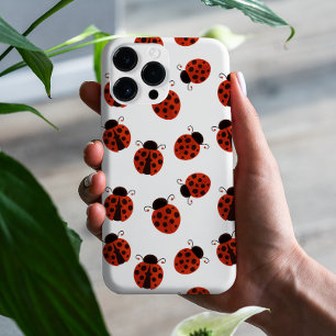 Schattigee grillige rode lieveheersbeestje polka d Case-Mate iPhone case
