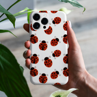 Schattigee grillige rode lieveheersbeestje polka d Case-Mate iPhone case