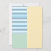 Schattigee grillige roze uil Baby shower Kaart (Achterkant)