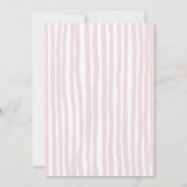 Schattigee grillige roze vrolijke kerstfoto kaart (Achterkant)