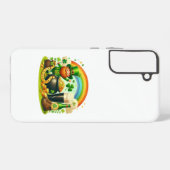Schattigee, grillige Saint Patrick's Day Samsung Galaxy Hoesje (Achterkant horizontaal)