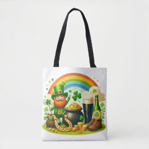 Schattigee, grillige Saint Patrick's Day Tote Bag