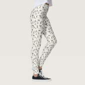 Schattigee grillige speelse slinky zwarte katten leggings (Rechts)