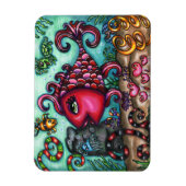 Schattigee grillige vis Sealife originele kunst Magneet (Verticaal)