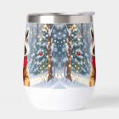 Schattigee grillige wasbeer kerst (Links)