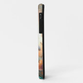 Schattigee grillige Waterverf Bunny Floral Case-Mate iPhone Case (Achterkant/links)