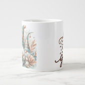 Schattigee grillige winterkabouter Waterverf print Grote Koffiekop (Voorkant)