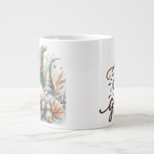 Schattigee grillige winterkabouter Waterverf print