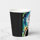 Schattigee grillige Woodland Wolf Verjaardag Papieren Bekers (Rechts)