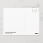 Schattigee grillige zwart-wit Koe Briefkaart (Achterkant)