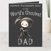 Schattigee Grim Reaper 3 Fotocollage Vaderdag Kaar Kaart (Voorkant)