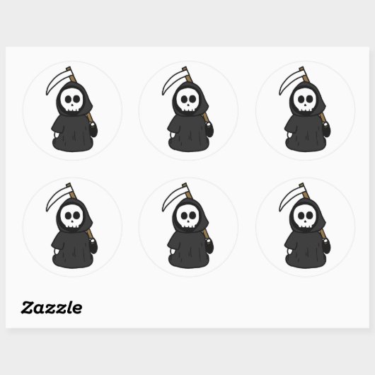 Schattigee Grim Reaper Halloween Sticker (Vel)