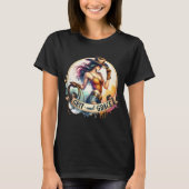 Schattigee grit genade Western Cowgirl T-shirt (Voorkant)