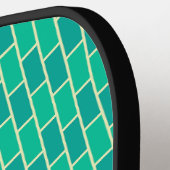Schattigee groene baksteen Pro Pickleball Paddle (Links Detail)