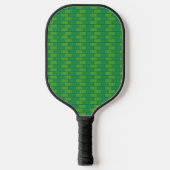 Schattigee groene baksteen sport Pickleball Paddle (Voorkant)