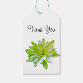 Schattigee groene bloemen groene bloem groene made cadeaulabel