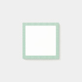 Schattigee groene bloemmotief kleverige noten post-it® notes (Voorkant)