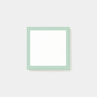 Schattigee groene bloemmotief kleverige noten post-it® notes