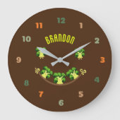 Schattigee groene broccoli grote klok (Voorkant)