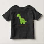 Schattigee groene dinosaurus Kinder Shirts<br><div class="desc">Deze schattige groene cartoon dino is het perfecte cadeau idee voor kleine jongens en meisjes die van dinosaurussen houden. Echt, het is geweldig voor iedereen die houdt van schattige prehistorische dino's! Aanpassen met jouw naam of aangepaste tekst.</div>