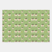 Schattigee groene fee inpakpapier vel (Voorkant 2)