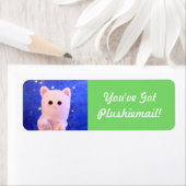 Schattigee groene gepersonaliseerde stijlvolle fot etiket (Insitu)