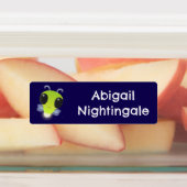 Schattigee groene gloeibug Firefly cartoon geperso Labels (Aangebracht)