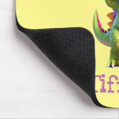 Schattigee groene goochelaar dinosaurus muismat (Hoek)