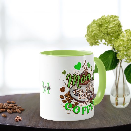 Schattigee groene grappige mamamadag wordt beter m mok