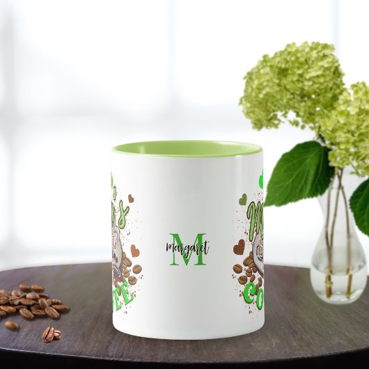 Schattigee groene grappige mamamadag wordt beter m mok