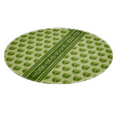 Schattigee groene hartvormige buitenaardse Jouw na Snijplank (Hoek)