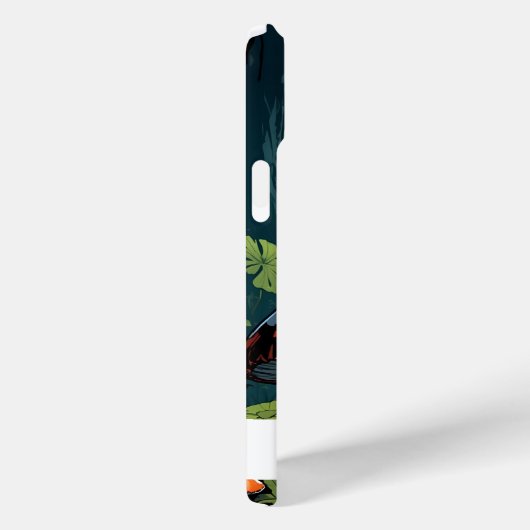 Schattigee Groene  Kikker en Paddestoel aangepaste Case-Mate iPhone Case (Achterkant / Rechts)