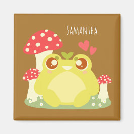 Schattigee groene kikker in de Natuur Magneet