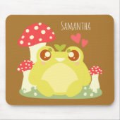 Schattigee groene kikker in de Natuur Muismat (Voorkant)