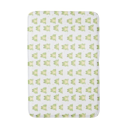 Schattigee groene kikkerpatroonlamp badmat (Voorkant Verticaal)