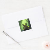 Schattigee groene kikkers stickers (Envelop)