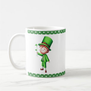 Schattigee groene Leprechaun Koffiemok
