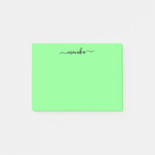 Schattigee Groene Limoen Aangepaste Naam Post-it® Notes