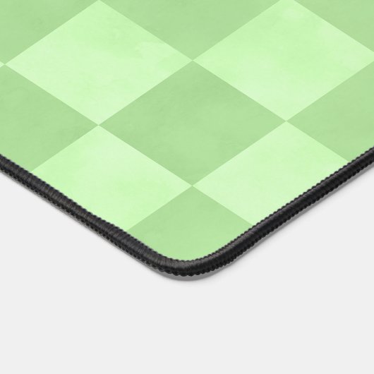 Schattigee Groene Limoen Checkers Patroonnaam Bureaumat (Hoek)