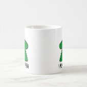 Schattigee Groene Meeple Tekenbord Game Cup Mok (Center)