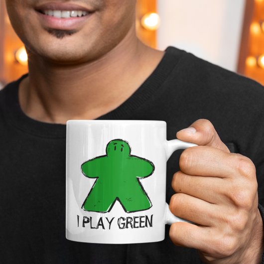 Schattigee Groene Meeple Tekenbord Game Cup Mok